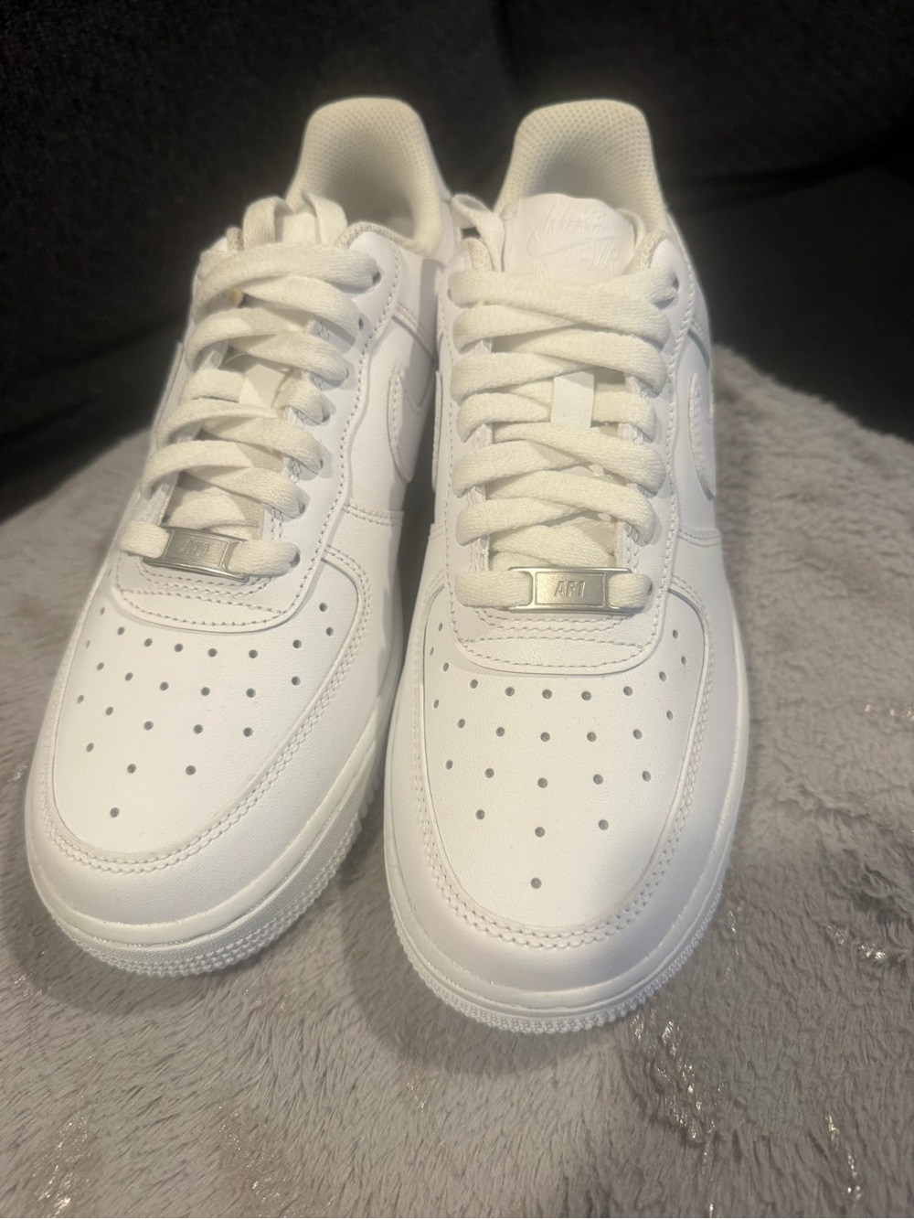 Nike All-White Leather Air Force 1